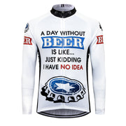 Thriller Rider Sports 自転車の服 メンズ サイクルジャージ 長袖(Beer Cap)